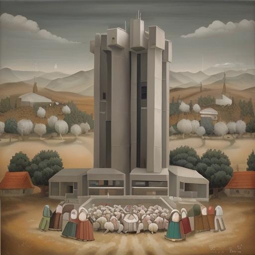 03070-2394422850-masterpiece, oil painting _(medium_), naive art, a remote village, people gathered around gigantic grey postmodern postsoviet br.png